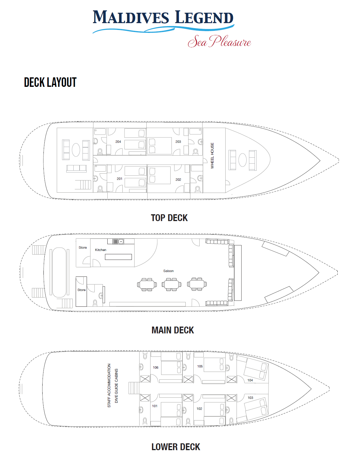 SEA PLEASURE, MALDIVES LEGEND